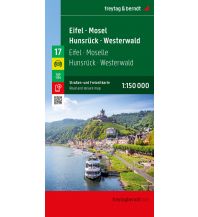 f&b Straßenkarten Eifel - Mosel - Hunsrück - Westerwald, Straßen- und Freizeitkarte 1:150.000, freytag & berndt Freytag-Berndt und Artaria