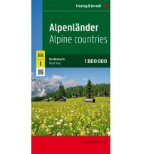 f&b Road Maps Alpenländer, Straßenkarte 1:800.000, freytag & berndt Freytag-Berndt und Artaria