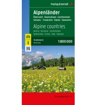 f&b Road Maps Alpenländer, Straßenkarte 1:800.000, freytag & berndt Freytag-Berndt und Artaria