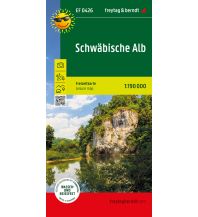 f&b Road Maps Schwäbische Alb, Freizeitkarte 1:170.000, freytag & berndt Freytag-Berndt und Artaria