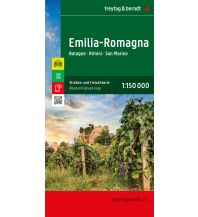 f&b Road Maps Emilia Romagna, Straßen- und Freizeitkarte 1:150.000, freytag & berndt Freytag-Berndt und Artaria