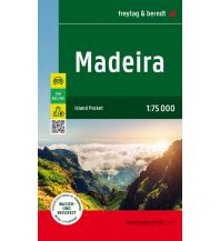 f&b Straßenkarten Madeira, Straßen- und Freizeitkarte 1:75.000, freytag & berndt Freytag-Berndt und Artaria