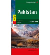 f&b Road Maps Pakistan, Autokarte 1:1.500.000, freytag & berndt Freytag-Berndt und Artaria