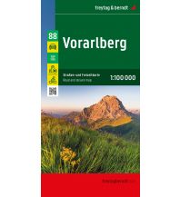 f&b Straßenkarten Vorarlberg, Auto- & Freizeitkarte 1:100.000 Freytag-Berndt und Artaria