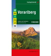 f&b Road Maps Vorarlberg, Auto- & Freizeitkarte 1:100.000 Freytag-Berndt und Artaria