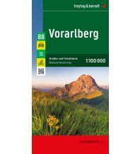 f&b Straßenkarten Vorarlberg, Auto- & Freizeitkarte 1:100.000 Freytag-Berndt und Artaria