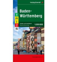 f&b Straßenkarten f&b Auto + Freizeitkarte 3, Baden-Württemberg 1:200.000 Freytag-Berndt und Artaria