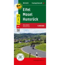 f&b Straßenkarten Eifel - Mosel - Hunsrück, Motorradkarte 1:200.000 Freytag-Berndt und Artaria