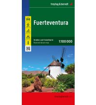 f&b Straßenkarten Fuerteventura, Straßen- und Freizeitkarte 1:100.000, freytag & berndt Freytag-Berndt und Artaria