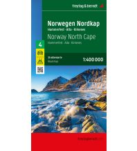 Road Maps Norway Norwegen Nordkap, Straßenkarte 1:400.000, freytag & berndt Freytag-Berndt und Artaria