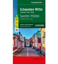 f&b Road Maps Schweden Mitte, Straßen- und Freizeitkarte 1:250.000, freytag & berndt Freytag-Berndt und Artaria