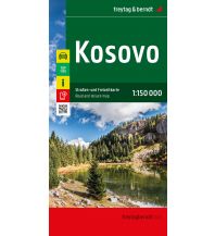 Road Maps Kosovo freytag & berndt Auto + Freizeitkarte Kosovo 1:150.000 Freytag-Berndt und Artaria