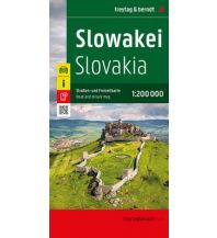 f&b Road Maps Slowakische Republik, Autokarte 1:200.000 Freytag-Berndt und Artaria