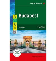 f&b City Maps Budapest, City Pocket + The Big Five, Stadtplan 1:10.000 Freytag-Berndt und Artaria