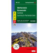 f&b Wanderkarten Wetterstein - Karwendel, Wander-, Rad- und Freizeitkarte 1:50.000, freytag & berndt, WK 322 Freytag-Berndt und Artaria