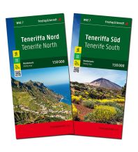 f&b Hiking Maps Teneriffa, Wanderkarten Set 1:50.000, freytag & berndt Freytag-Berndt und Artaria