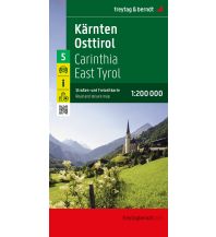 f&b Road Maps Kärnten - Osttirol, Straßen- und Freizeitkarte 1:200.000, freytag & berndt Freytag-Berndt und Artaria