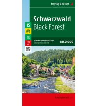 f&b Straßenkarten Schwarzwald, Straßen- und Freizeitkarte 1:150.000, freytag & berndt Freytag-Berndt und Artaria