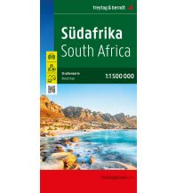 f&b Road Maps Südafrika, Straßenkarte, 1:1.500.000, freytag & berndt Freytag-Berndt und Artaria