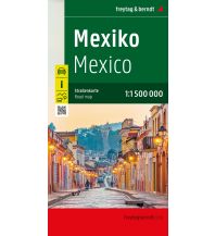 f&b Road Maps Freytag & Berndt Auto + Freizeitkarte Mexiko, Autokarte 1:1.500.000 Freytag-Berndt und Artaria