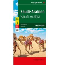 f&b Road Maps Saudi-Arabien, Straßenkarte 1:1.500.000, freytag & berndt Freytag-Berndt und Artaria
