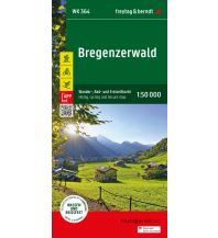 f&b Wanderkarten Bregenzerwald, Wander-, Rad- und Freizeitkarte 1:50.000, freytag & berndt, WK 364 Freytag-Berndt und Artaria