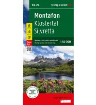 f&b Hiking Maps Montafon, Wander-, Rad- und Freizeitkarte 1:50.000, freytag & berndt, WK 374 Freytag-Berndt und Artaria
