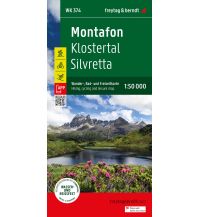 f&b Hiking Maps Montafon, Wander-, Rad- und Freizeitkarte 1:50.000, freytag & berndt, WK 374 Freytag-Berndt und Artaria