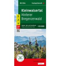 f&b Wanderkarten Kleinwalsertal, Wander-, Rad- und Freizeitkarte 1:35.000, freytag & berndt, WK 5364 Freytag-Berndt und Artaria