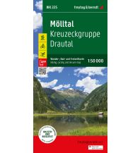 f&b Hiking Maps Mölltal, Wander-, Rad- und Freizeitkarte 1:50.000, freytag & berndt, WK 225 Freytag-Berndt und Artaria