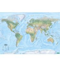 World Maps Weltkarte, physisch, 1:20.000.000, Markiertafel, freytag & berndt Freytag-Berndt und Artaria