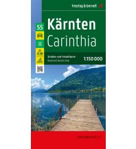 f&b Road Maps Kärnten, Straßen- und Freizeitkarte 1:150.000, freytag & berndt Freytag-Berndt und Artaria