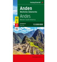 Straßenkarten Südamerika Anden - Westliches Südamerika, Straßenkarte 1:3.200.000, freytag & berndt Freytag-Berndt und Artaria