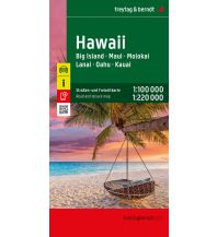 f&b Road Maps Nelles Map Landkarte Hawaii: The Big Island | Hawaii: Grande Île | Hawái: La Gran Isla Freytag-Berndt und Artaria