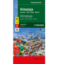Straßenkarten Asien Nelles Map Himalaya Freytag-Berndt und Artaria
