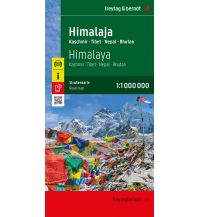 Straßenkarten Asien Himalaja, Straßenkarte 1:1.100.000, freytag & berndt Freytag-Berndt und Artaria