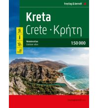 f&b Wanderkarten Kreta, Wanderatlas 1:50.000 Freytag-Berndt und Artaria