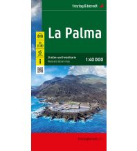 f&b Wanderkarten La Palma, Straßen- und Freizeitkarte 1:40.000, freytag & berndt Freytag-Berndt und Artaria