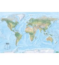 World Maps Weltkarte XXL, physisch, 1:15.000.000, Magnettafel, freytag & berndt Freytag-Berndt und Artaria