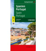 f&b Straßenkarten Spanien - Portugal, Straßenkarte 1:700.000, freytag & berndt Freytag-Berndt und Artaria