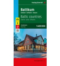 f&b Road Maps Baltische Staaten, Autokarte 1:400.000, freytag & berndt Freytag-Berndt und Artaria