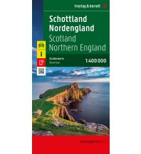 f&b Straßenkarten Schottland - Nordengland, Autokarte 1:400.000, freytag & berndt Freytag-Berndt und Artaria