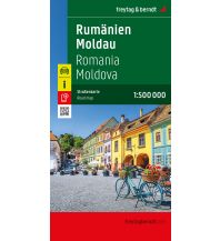 f&b Road Maps Rumänien - Moldawien, Straßenkarte 1:500.000 Freytag-Berndt und Artaria