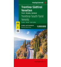 f&b Straßenkarten Trentino-Südtirol - Venetien, Straßenkarte 1:200.000, freytag & berndt Freytag-Berndt und Artaria