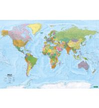 World Maps Weltkarte, politisch - physisch, 1:20.000.000, Poster, freytag & bernd Freytag-Berndt und Artaria