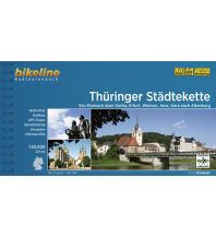 Cycling Guides Bikeline Radtourenbuch Thüringer Städtekette 1:50.000 Verlag Esterbauer GmbH