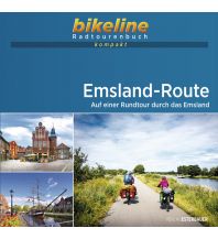 Cycling Guides Bikeline Radtourenbuch kompakt Emsland-Route 1:50.000 Verlag Esterbauer GmbH
