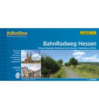 Radführer Bikeline Radtourenbuch BahnRadweg Hessen 1:50.000 Verlag Esterbauer GmbH