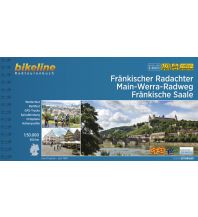 Radführer Bikeline-Radtourenbuch Fränkischer Radachter, Main-Werra-Radweg, Fränkische Saale 1:50.000 Verlag Esterbauer GmbH
