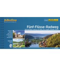 Radführer Bikeline Radtourenbuch Fünf-Flüsse-Radweg 1:50.000 Verlag Esterbauer GmbH